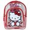 Hello Kitty 16" Clear Backpack for Girls Transparent Bag with 2 Side Mesh Pockets